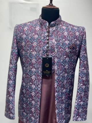 Front open jothpuri set