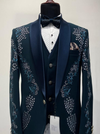 Mirror work suit 5 pice